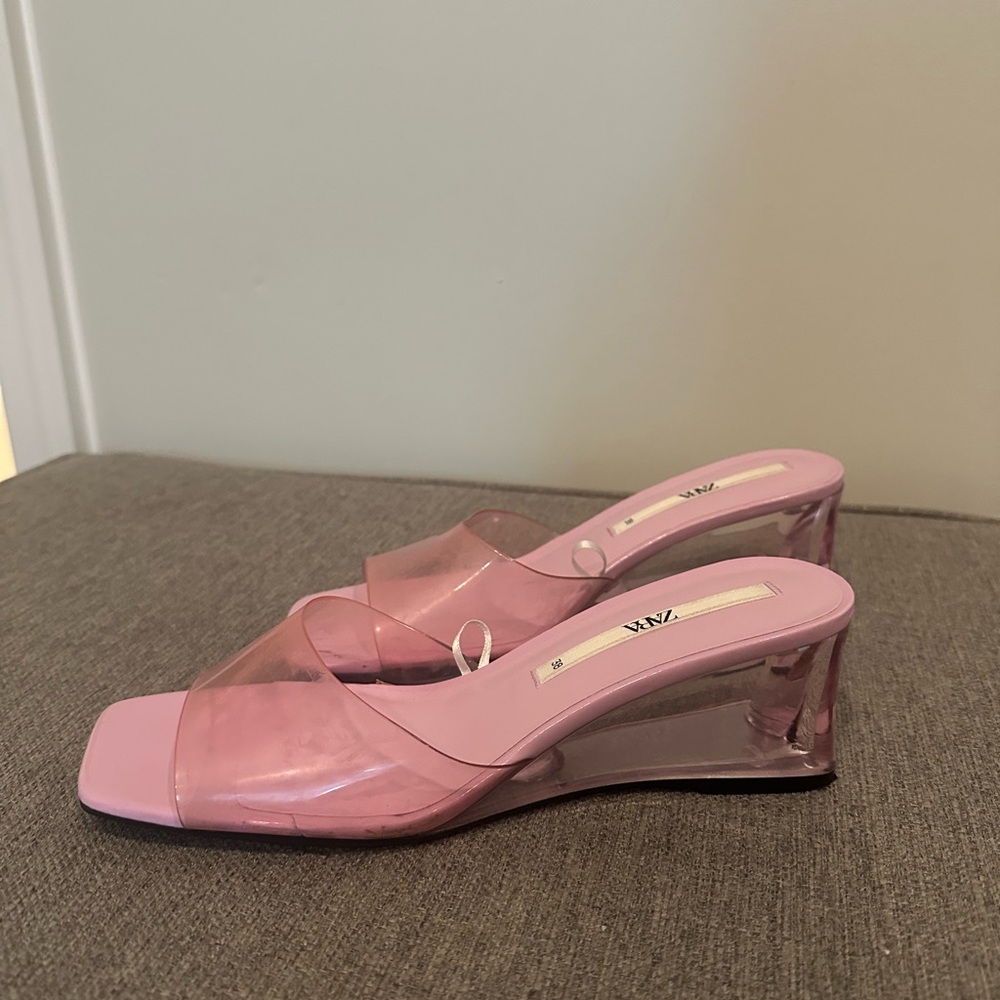 Zara Pink Wedge